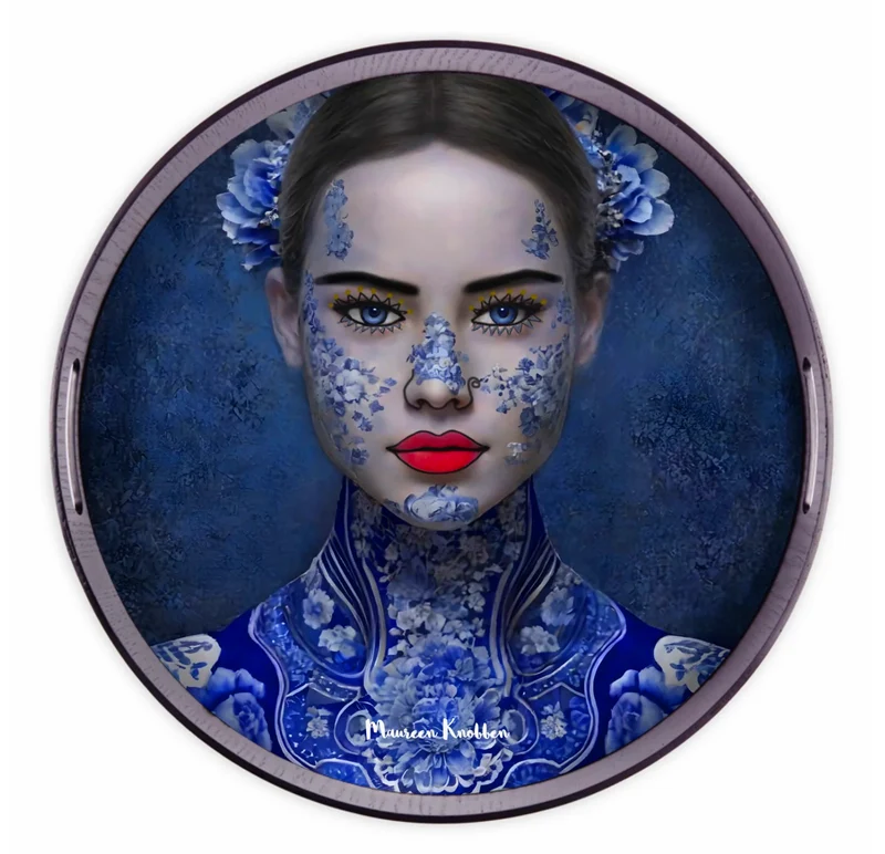 Dienblad "Lady Delft"