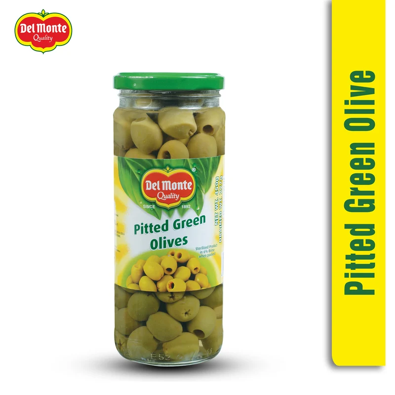 Delmonte Pitted Green Olives, 450g