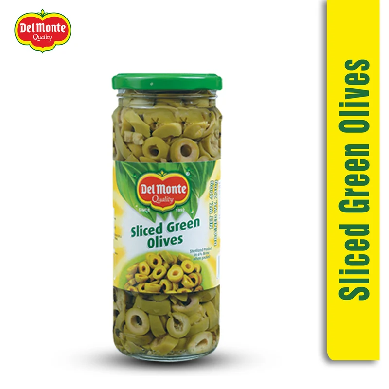 Delmonte Sliced Green Olives, 450g