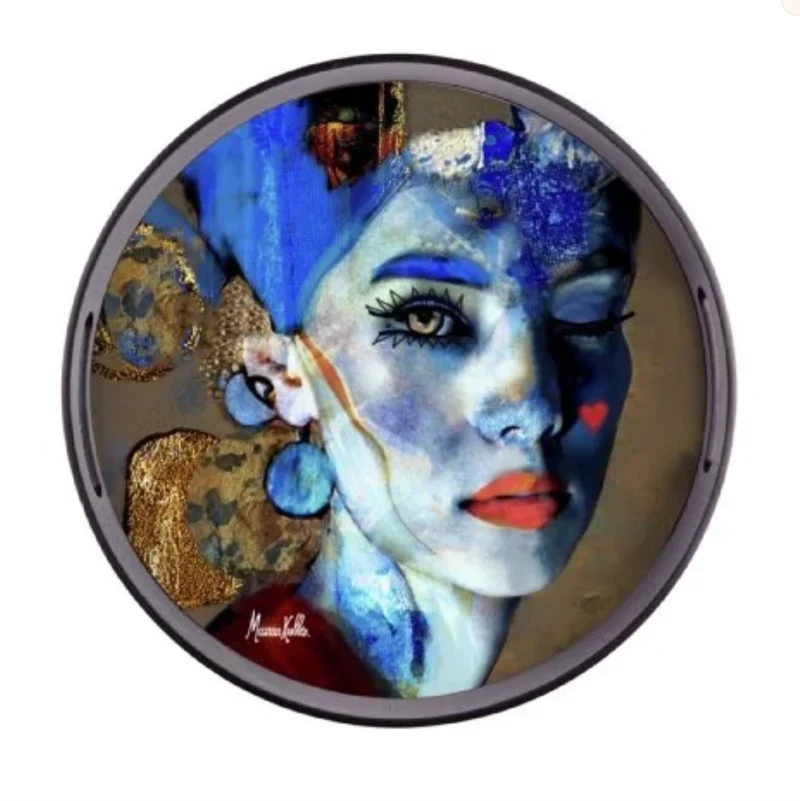 Dienblad "Blue Bella"