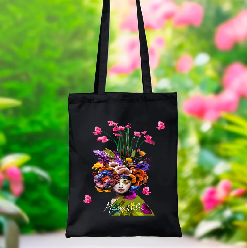 Art Tote Bag "Feeling Happy!"