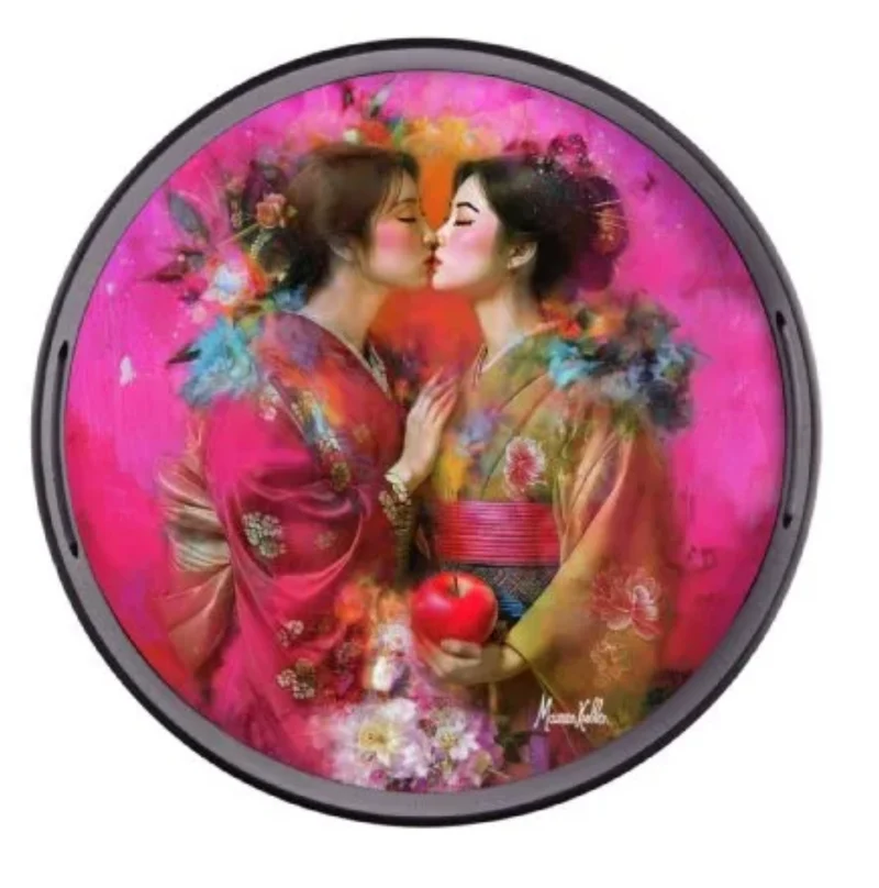 Dienblad "Pink Geisha"