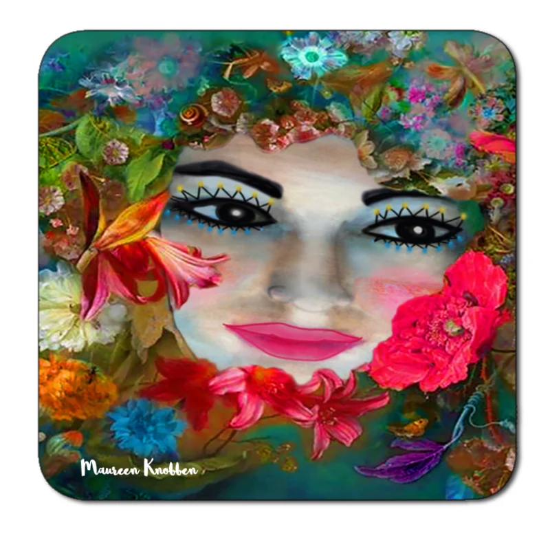 Onderzetters "Botanic Woman"
