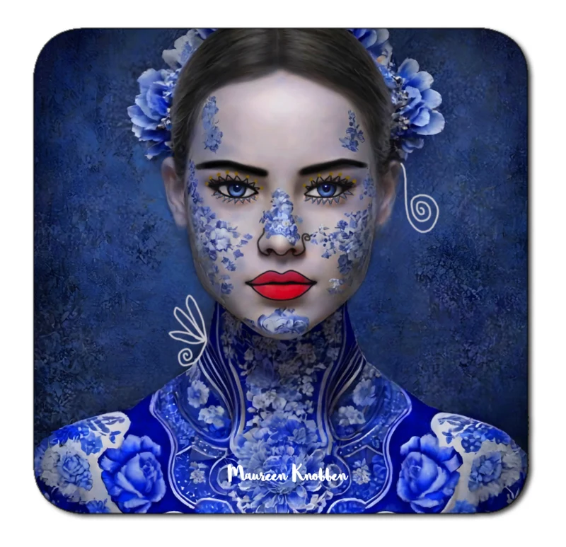Onderzetters "Lady Delft"