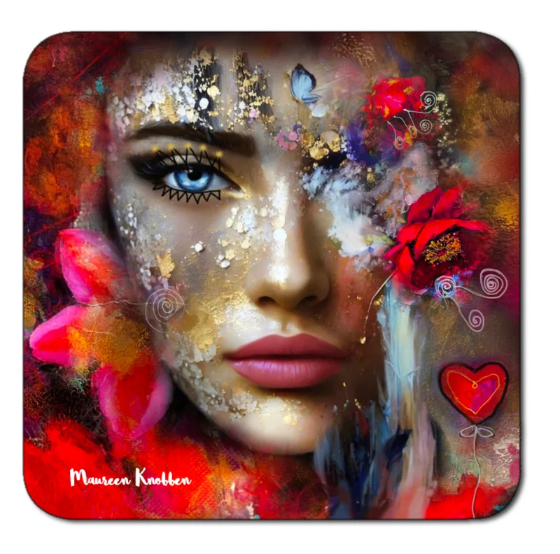 Onderzetters "Passionate Woman"