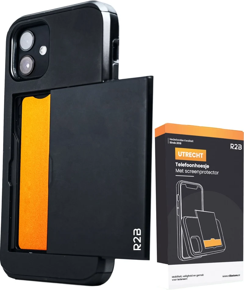 R2B iPhone 11 Hoesje met Kaarthouder