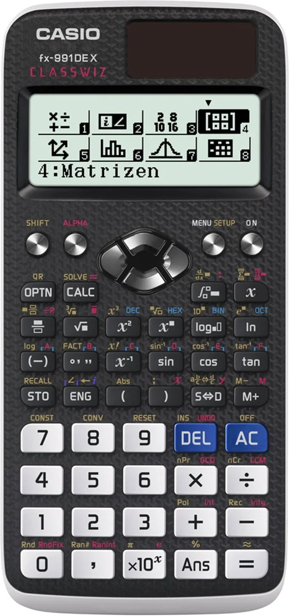 Casio FX-991DE X Technische rekenmachine