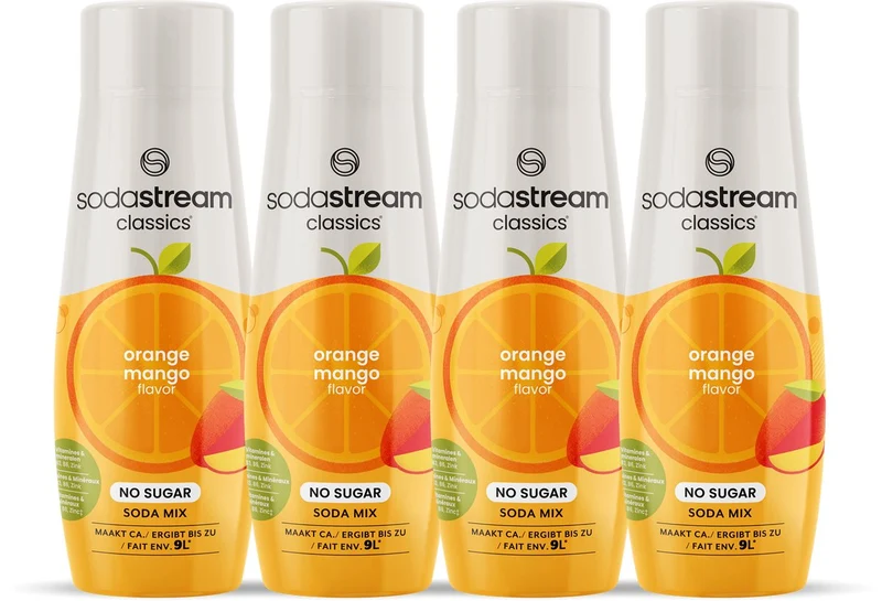 SodaStream Classics Orange Mango Zero siropen