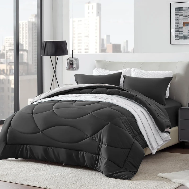 Sleep Comfy Cottiva Series | Antraciet & Lichtgrijs