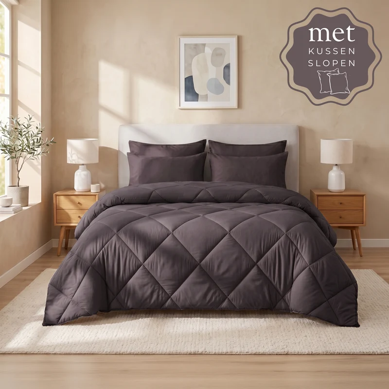 Deluxe Zomer Dekbed | Black Bean