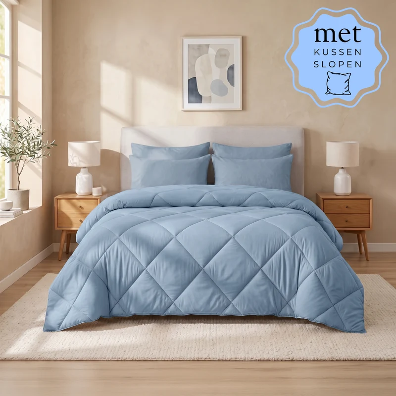 Deluxe Zomer Dekbed | Aegean Blue