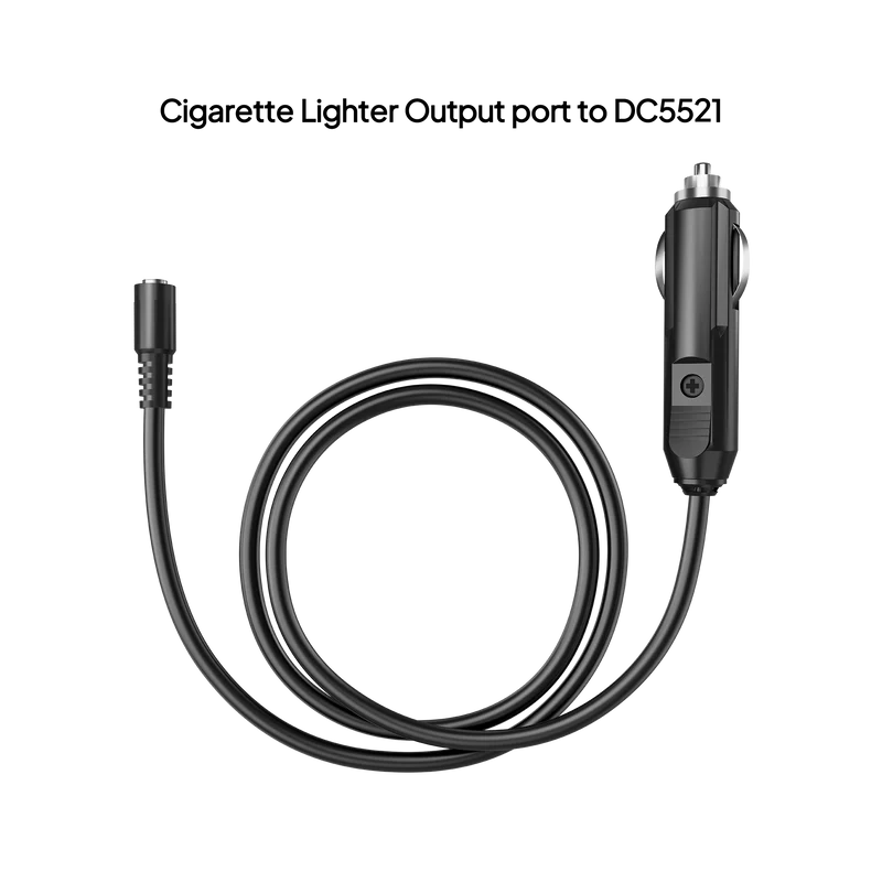 Cigarette Lighter Output port to DC5521 (AC300/B230/B300)