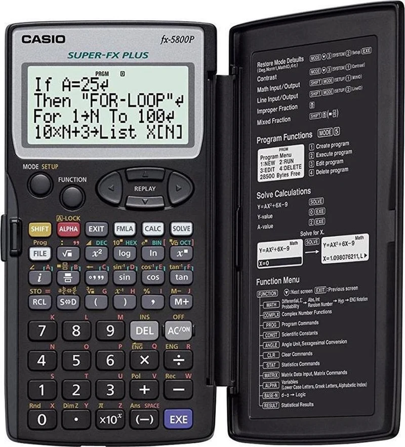 Casio FX-5800 P Wetenschappelijke rekenm — zo goed als nieuw