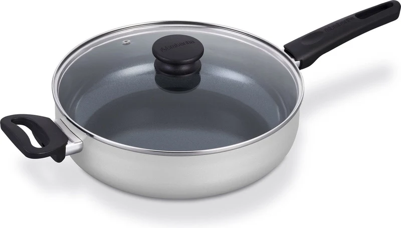 Brabantia INDU+ Hapjespan met Deksel - Ø — zo goed als nieuw