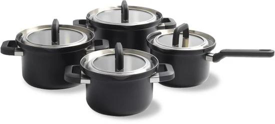 BK Flow Cool Black Pannenset 4-delig