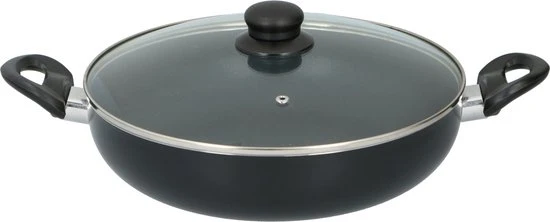 alpina Hapjespan Ø28cm met Glazen Deksel