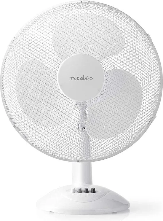 Nedis Tafelventilator 400 mm Wit