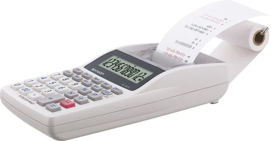Sharp EL1611V Rekenmachine Grijs 12-Digit