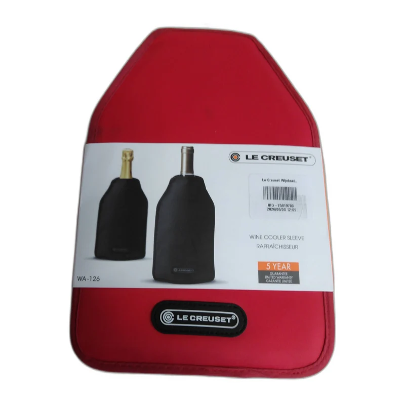 Le Creuset Wijnkoeler Kersenrood 24 cm — gebruikt