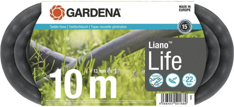GARDENA Textielslang Liano™ Life 10m — zo goed als nieuw
