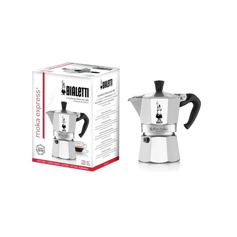Bialetti Moka Express Percolator 6 kops — zo goed als nieuw