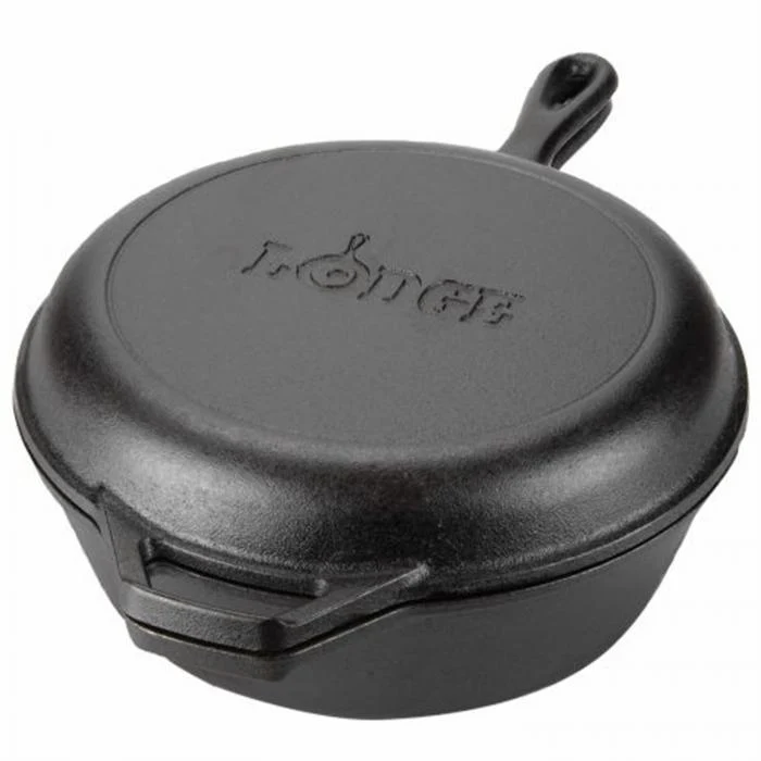 Lodge Logic Combo Cooker Ø26 CM — zo goed als nieuw