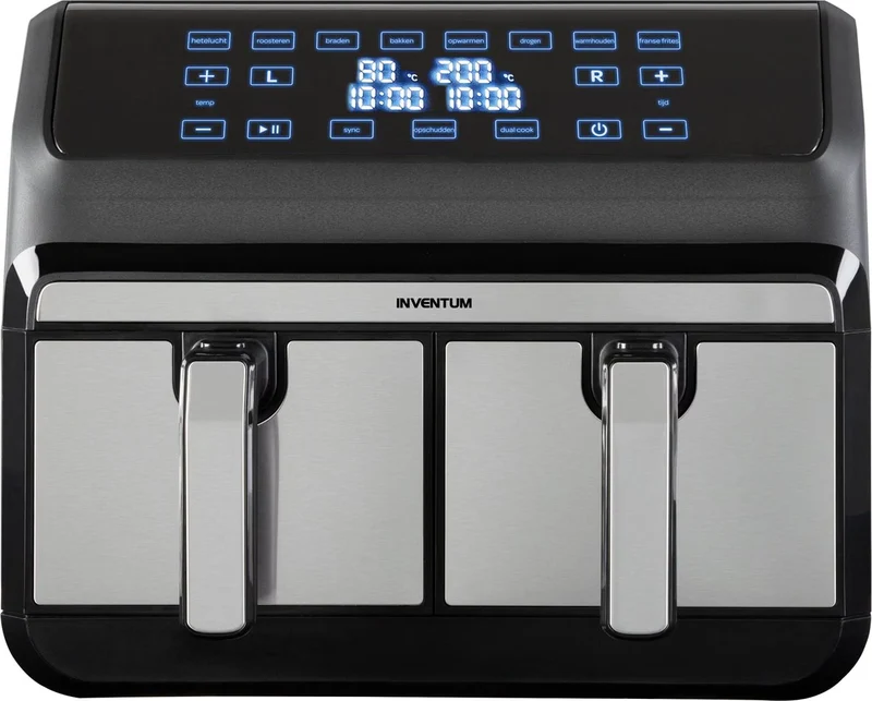 Inventum GF800HLD Dubbele airfryer — zo goed als nieuw