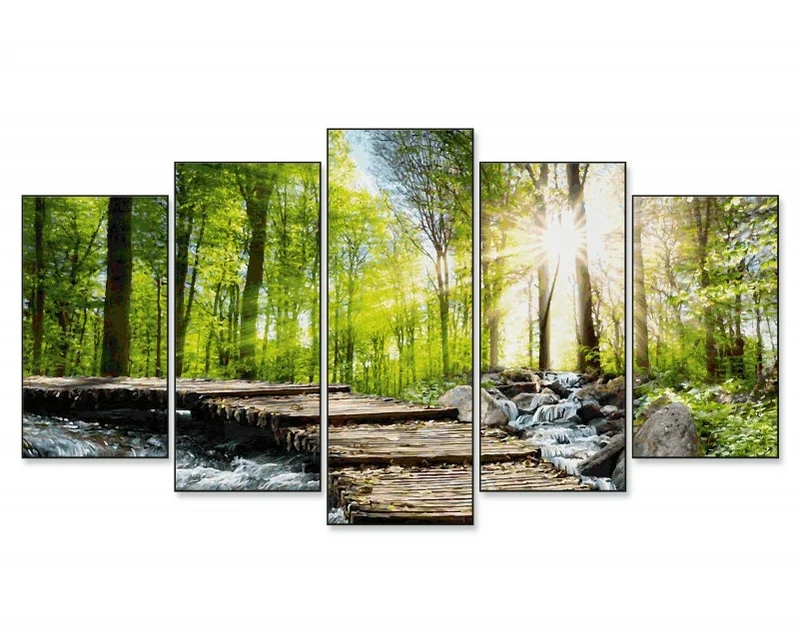 AAN DE BERGBEEK SCHIPPER VIJFLUIK 72 X 132 CM