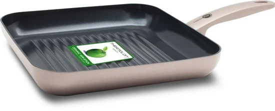 Greenpan Cambridge Bronze Keramische Vierkant Grillpan 28cm Brons