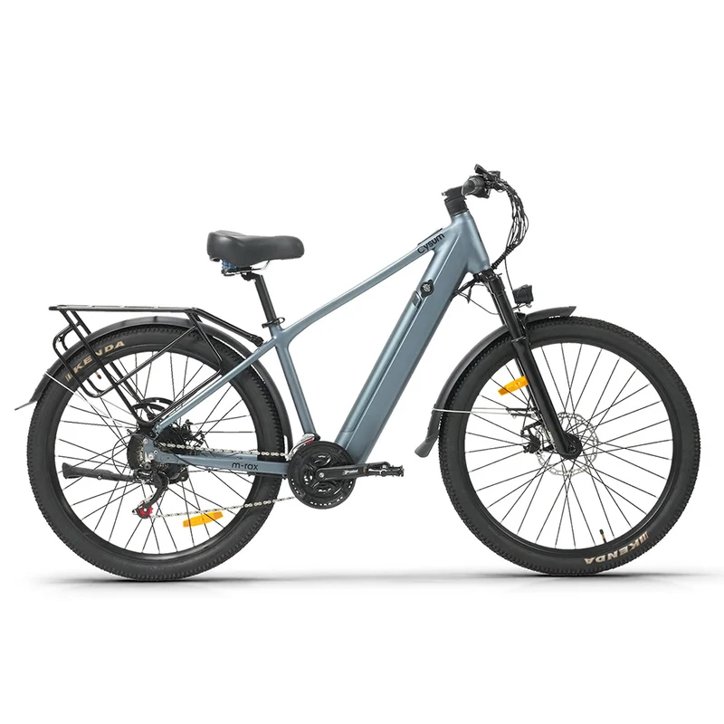 CYSUM M-Rax 48V 350W Electric City Bike 27.5" Aluminum Frame 7 Speed 60-80km Range with Lights