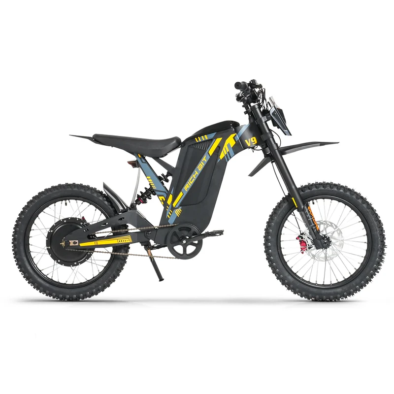 RICH BIT V9 Ultra 48V 2500W Electric Motorcycle Max Speed 63km Electric Bicycle Full Suspension All-Terrain E-Bike