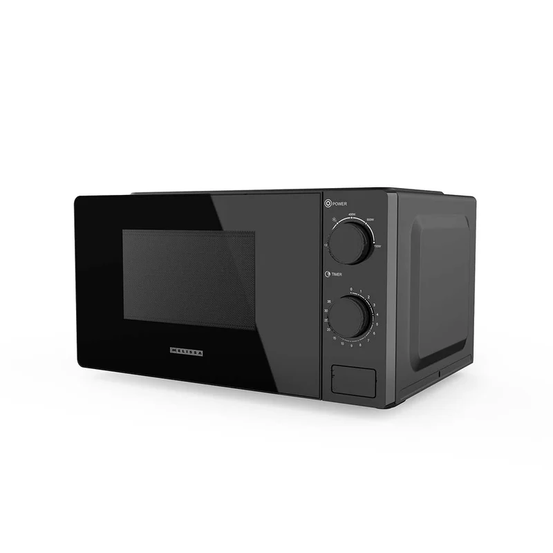 Melissa 16330133 - Solo magnetron - 700 W - 20 L inhoud - 5 vermogensstanden - Ontdooien - 35-minuten timer - Zwart