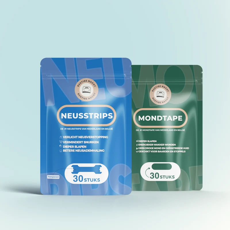 Slaapbundel Mondtape + Neusstrips