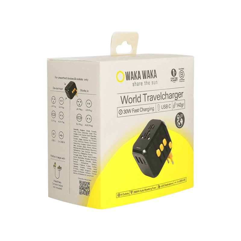 Waka Waka Universele reisstekker Travelcharger