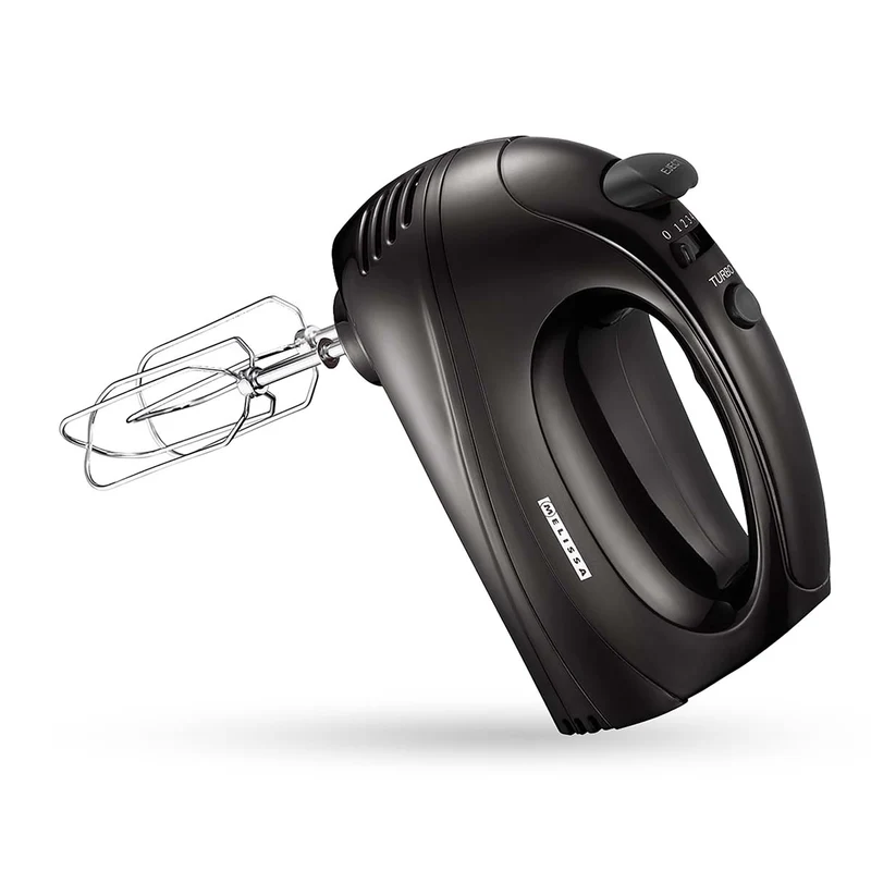 Melissa 16200085 - Handmixer - Turbofunctie - 300 Watt - Zwart