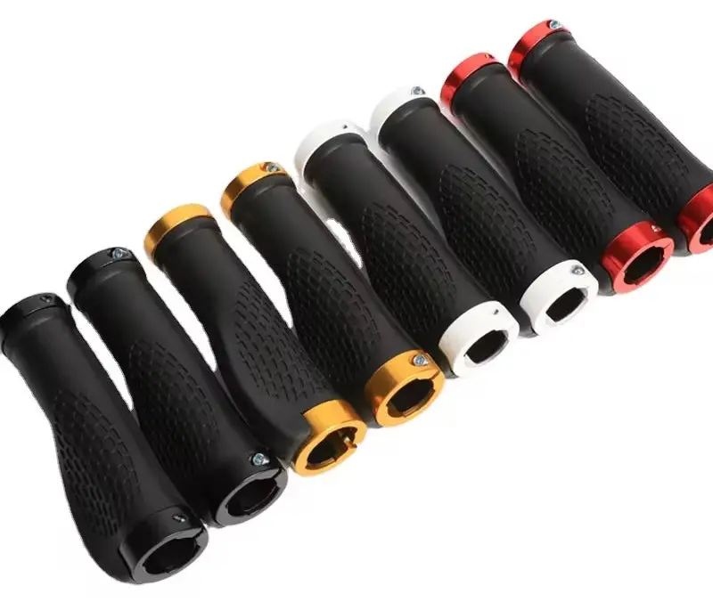 Ergonomic Rubber Handlebar Grips with Color Options