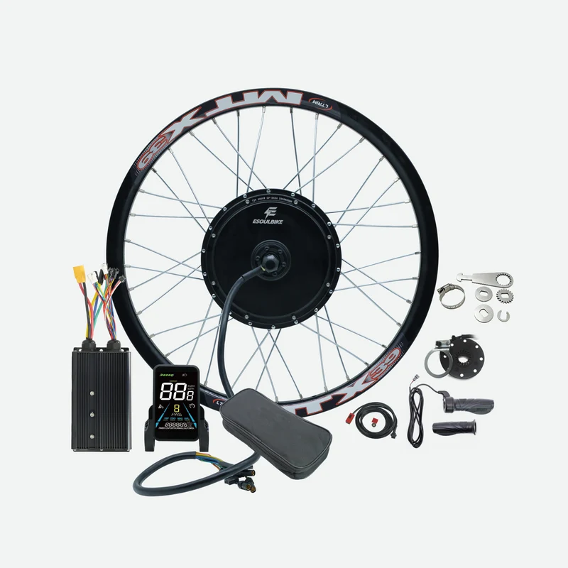 eSoulbike™ 72V 3000W High Power Rear Hub Ebike Conversion Kit