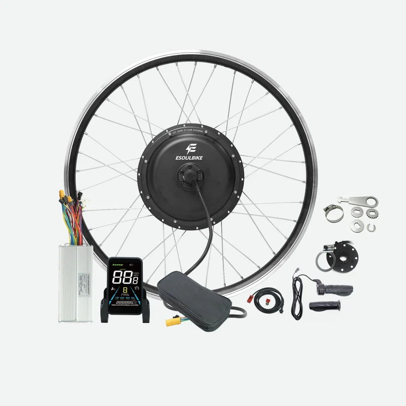 eSoulbike™ 52V 2000W High Power Rear Hub Ebike Conversion Kit