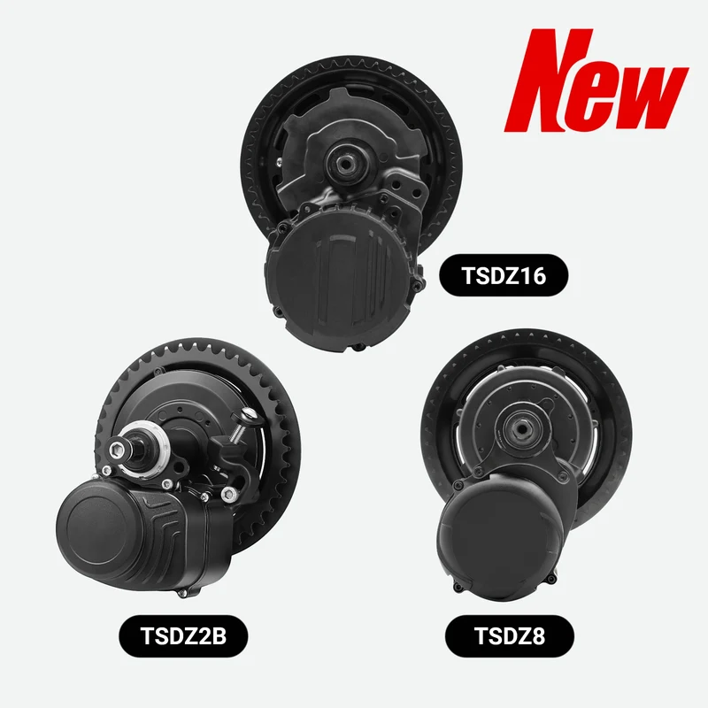 Tongsheng TSDZ2 TSDZ2B TSDZ8 TSDZ16 Mid Drive Ebike Conversion Kit With Battery