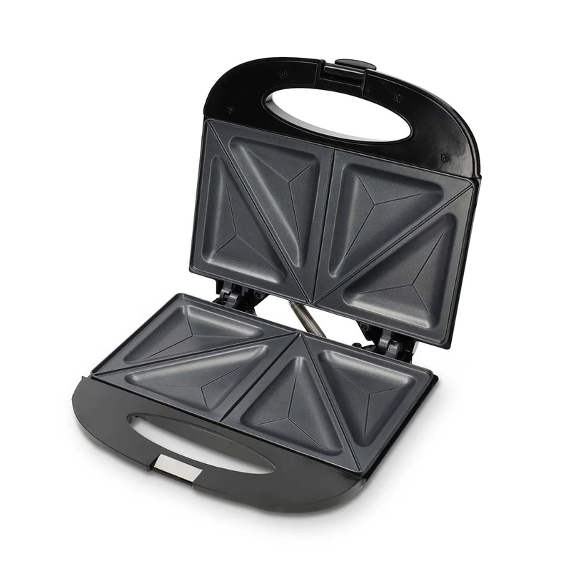 Melissa 16240112 - Sandwich Maker - 750W - Compacte tosti-ijzer met antiaanbakplaten - Zwart