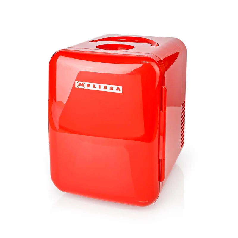 Melissa 16580009 - Draagbare mini koelkast - 4 l - Koelen en verwarmen - 12 V en 100-240 V - Rood