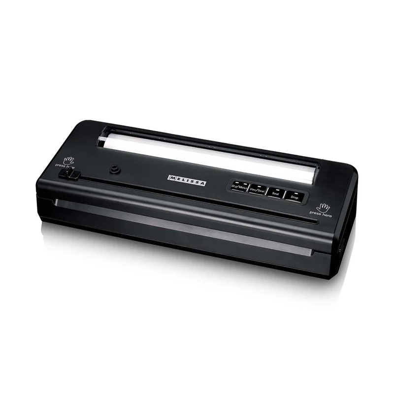 Melissa 16310235 - Vacumeermachine - geïntegreerde rolhouder en snijmes - zwart