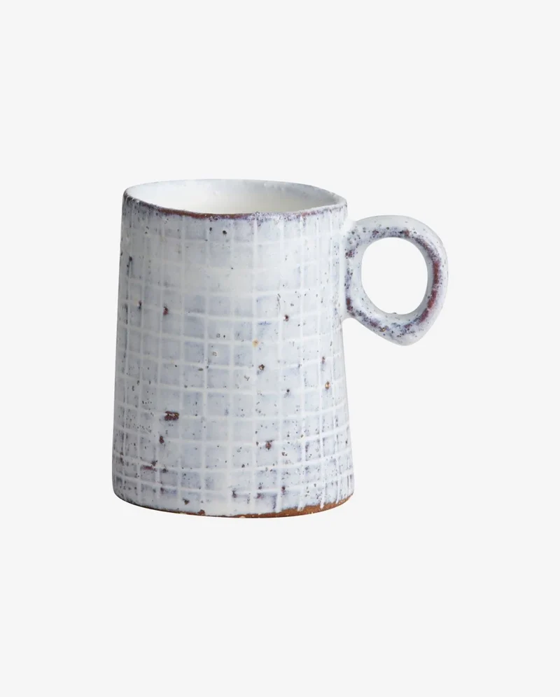 SOISALO Checkers beker met ruit S, ijsblauw