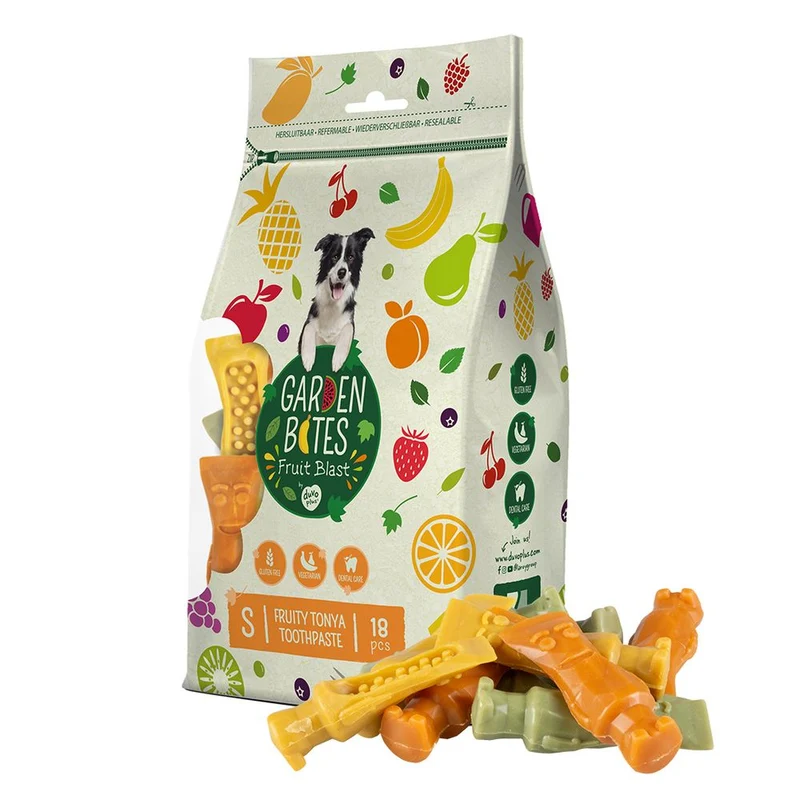 Duvoplus Garden Bites Fruit Blast Fruity Tonya Toothpaste Hondensnack 18 stuks