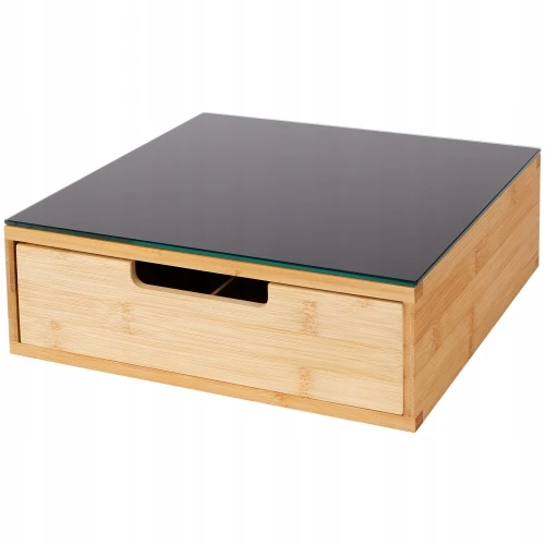 Bamboe Opbergdoos voor Koffie en Thee 30x30x10 cm