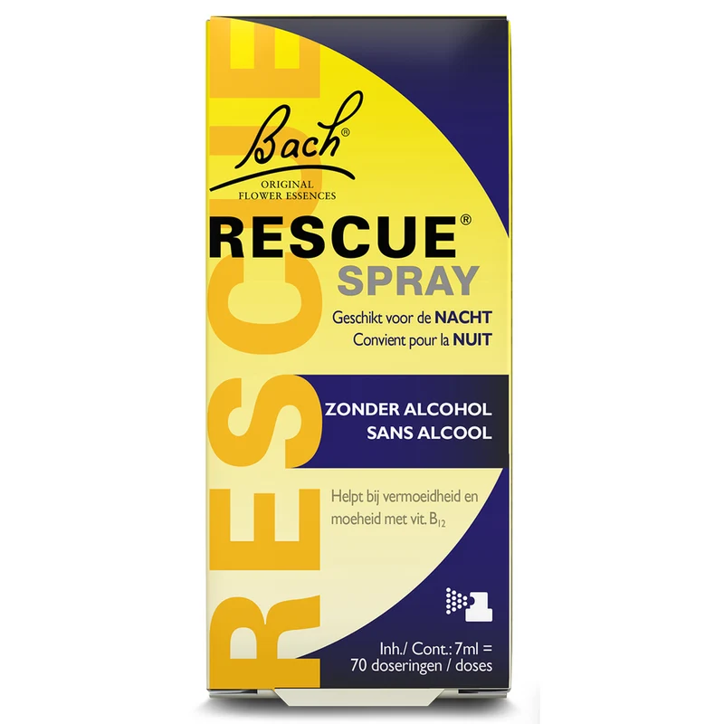 Bach Rescue Nacht Spray Zonder Alcohol 7 ml