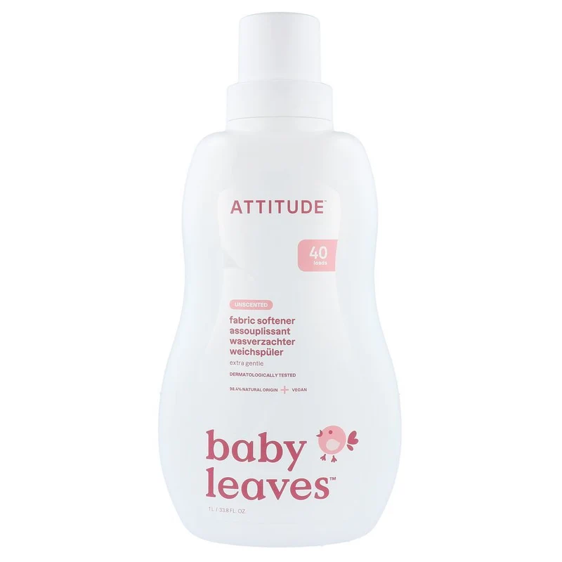 Attitude Baby Leaves Ecologische Wasverzachter Little Ones Parfumvrij 1040 ml