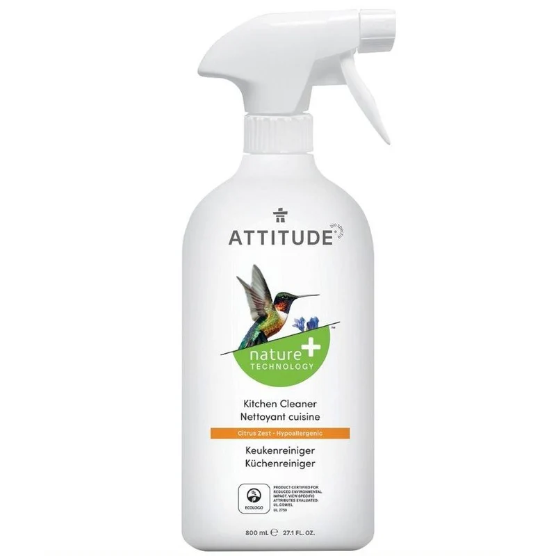 Attitude Nature+ Keukenreiniger Spray Citrus Zest 800 ml