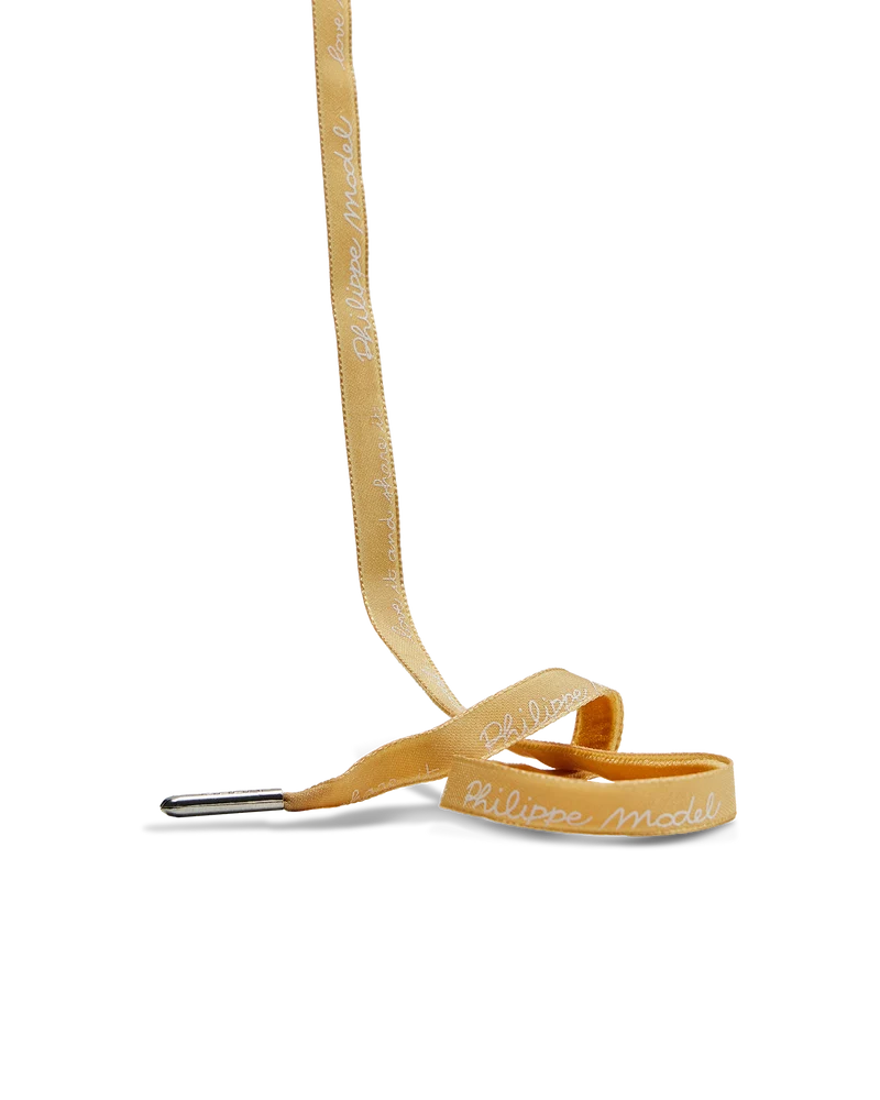 Women's Laces in Velvet, Yellow