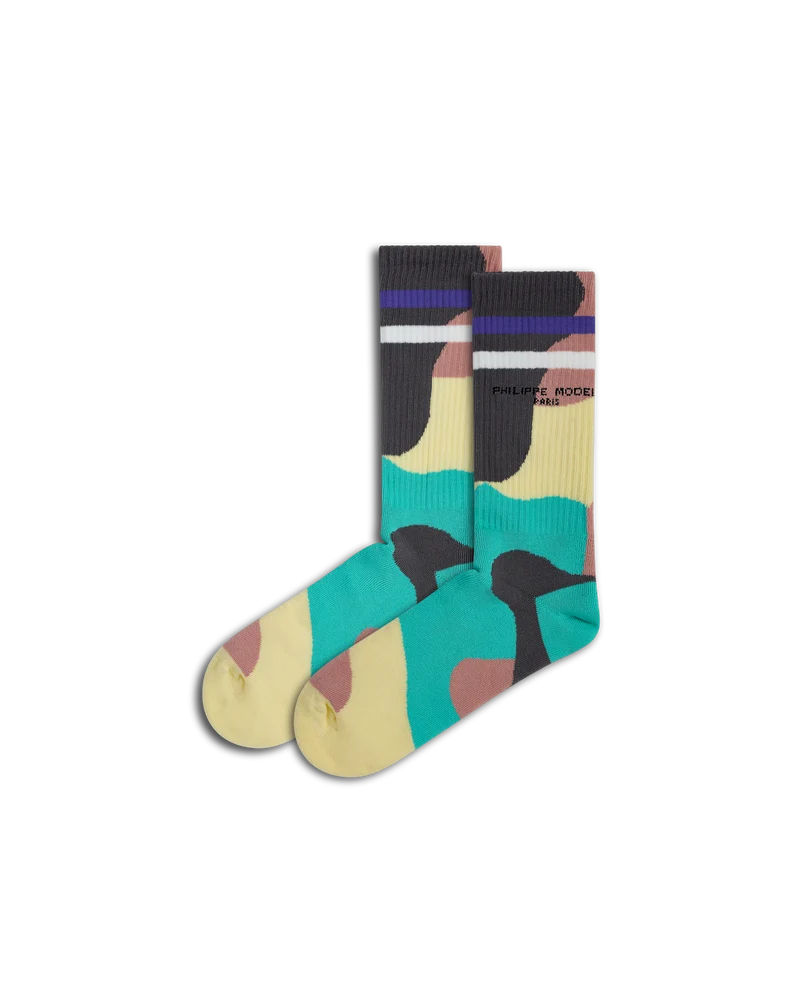 Socks in Cotton, Butter Pink